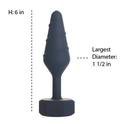 Анальна пробка Lux Active Twist Plug Large Blue 13 Зображення Анальна пробка Lux Active Twist Plug Large Blue