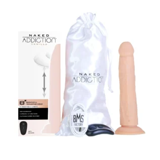 Фалоімітатор з ротацією та пульсацією Naked ADDICTION 8″ Rotating & Thrusting Dong - Vanilla 29 Зображення Фалоімітатор з ротацією та пульсацією Naked ADDICTION 8″ Rotating & Thrusting Dong - Vanilla