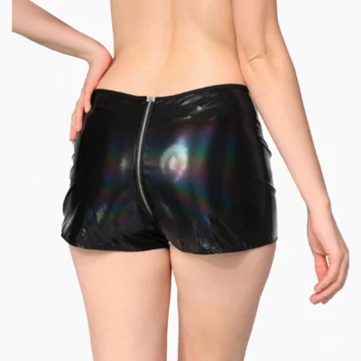 Зображення Лаковані шортики на блискавці Art of Sex - Jarina