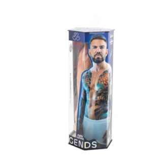 Зображення Фалоімітатор SilexD Legends - Juan Lucho Dildo 9" двошаровий, силікон+Silexpan
