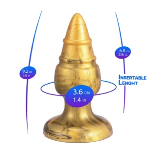 Зображення Анальна пробка SilexD Fantasy - Goldy M Plug