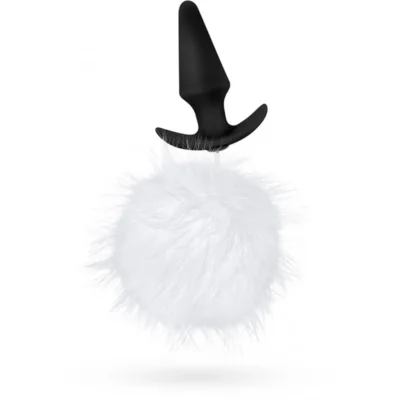 Анальна пробка з помпоном POM PLUGS FUR POM Pom WHITE