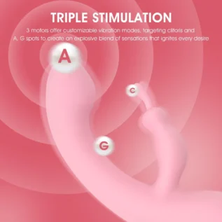 Зображення Кролик вібратор Chisa Aphrovibe Jumping Rabbit, рожевий