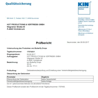 Зображення Збуджуючі краплі для двох ERO Butterfly Flirt Drops, 30 мл