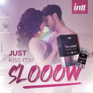 Зображення Рідкий вібратор Intt Vibration Bubble Gum зі смаком жуйки, 15 мл