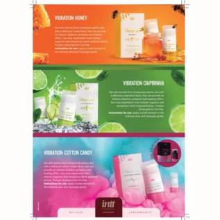 Зображення Рідкий вібратор INTT Vibration Cotton Candy зі смаком солодкої вати, 15 мл