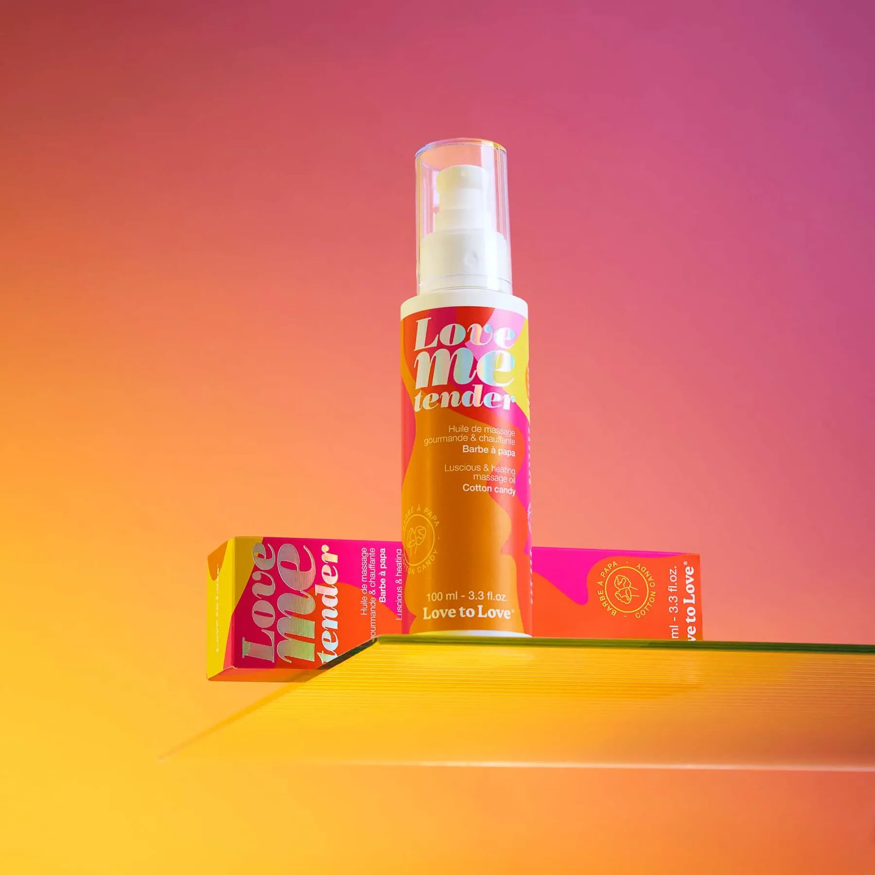Масажна олія Love To Love - Love Me Tender, Cotton candy 100ml 4 Масажна олія Love To Love - Love Me Tender, Cotton candy 100ml - Зображення 2