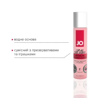 Гель для оральних пестощів JO Oral Delight Strawberry Sensation 30ml 11 Зображення Гель для оральних пестощів JO Oral Delight Strawberry Sensation 30ml