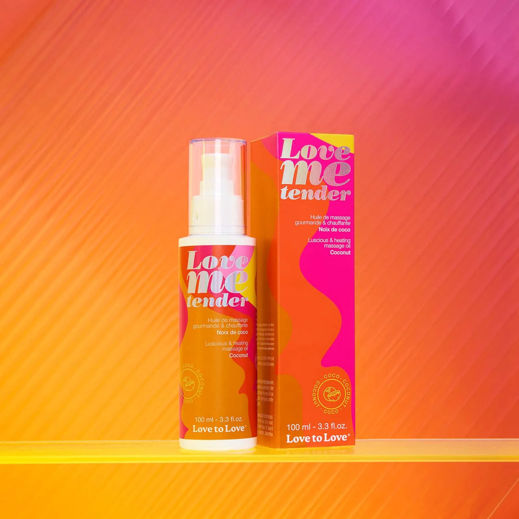 Масажна олія Love To Love - Love Me Tender, Noix De Coco 100ml 4 Масажна олія Love To Love - Love Me Tender, Noix De Coco 100ml - Зображення 2