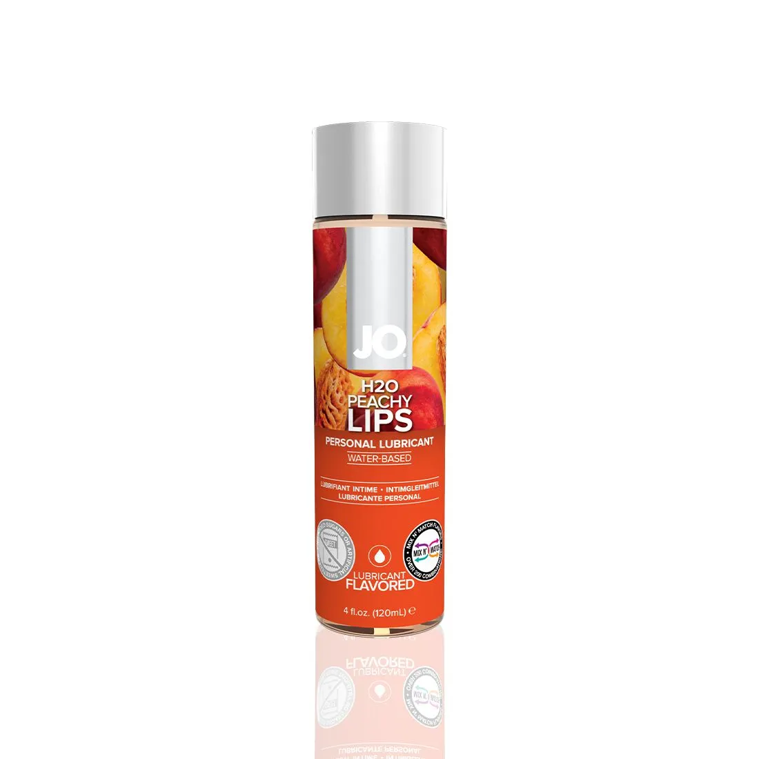 Змазка на водній основі JO H2O Peachy Lips 120ml 3 Змазка на водній основі JO H2O Peachy Lips 120ml