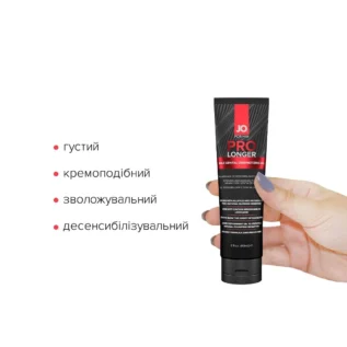 Alternative view of Пролонгер гель JO Prolonger Gel (60 мл) з олією перцевої м’яти, гвоздикового перцю та пачулів