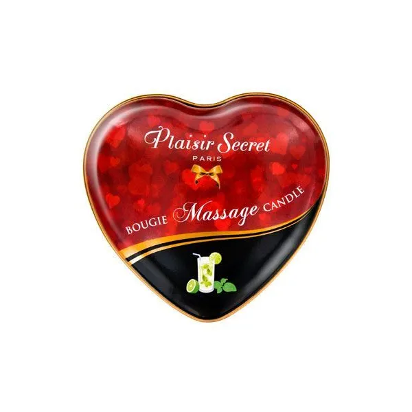 Масажна свічка-серце Plaisirs Secrets Mojito 35ml 4 Масажна свічка-серце Plaisirs Secrets Mojito 35ml - Зображення 2