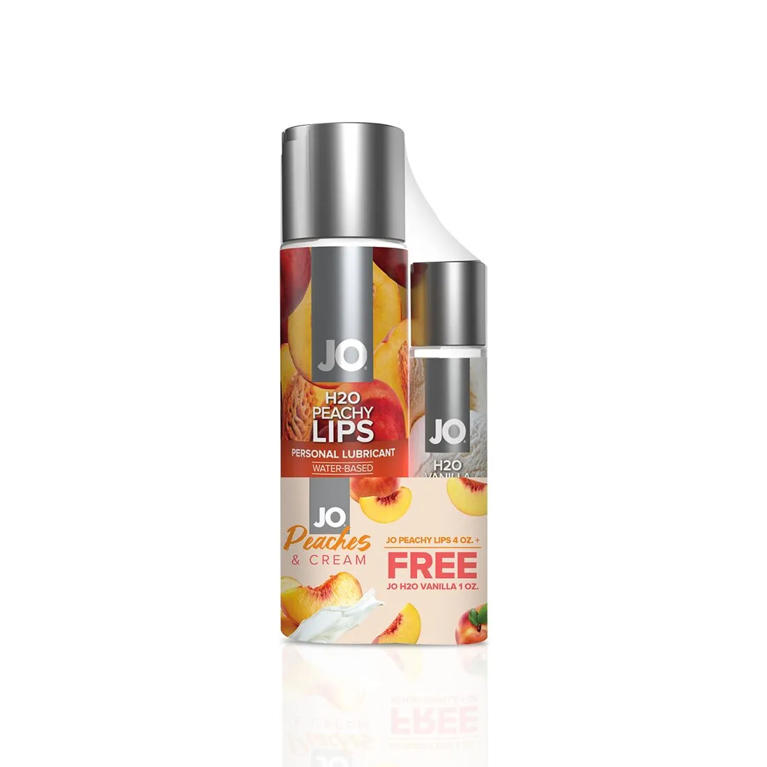 Комплект JO GWP Peaches & CreamPeachy Lips 120 мл & H2O Vanilla 30ml 3 Комплект JO GWP Peaches & CreamPeachy Lips 120 мл & H2O Vanilla 30ml