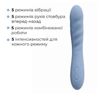 Смарт-вібратор з пульсацією Svakom Ava Neo Cornflower Blue 15 Зображення Смарт-вібратор з пульсацією Svakom Ava Neo Cornflower Blue
