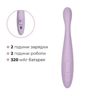 Тонкий смарт-вібратор точки G Svakom Cici 2 Lilac 18 Зображення Тонкий смарт-вібратор точки G Svakom Cici 2 Lilac