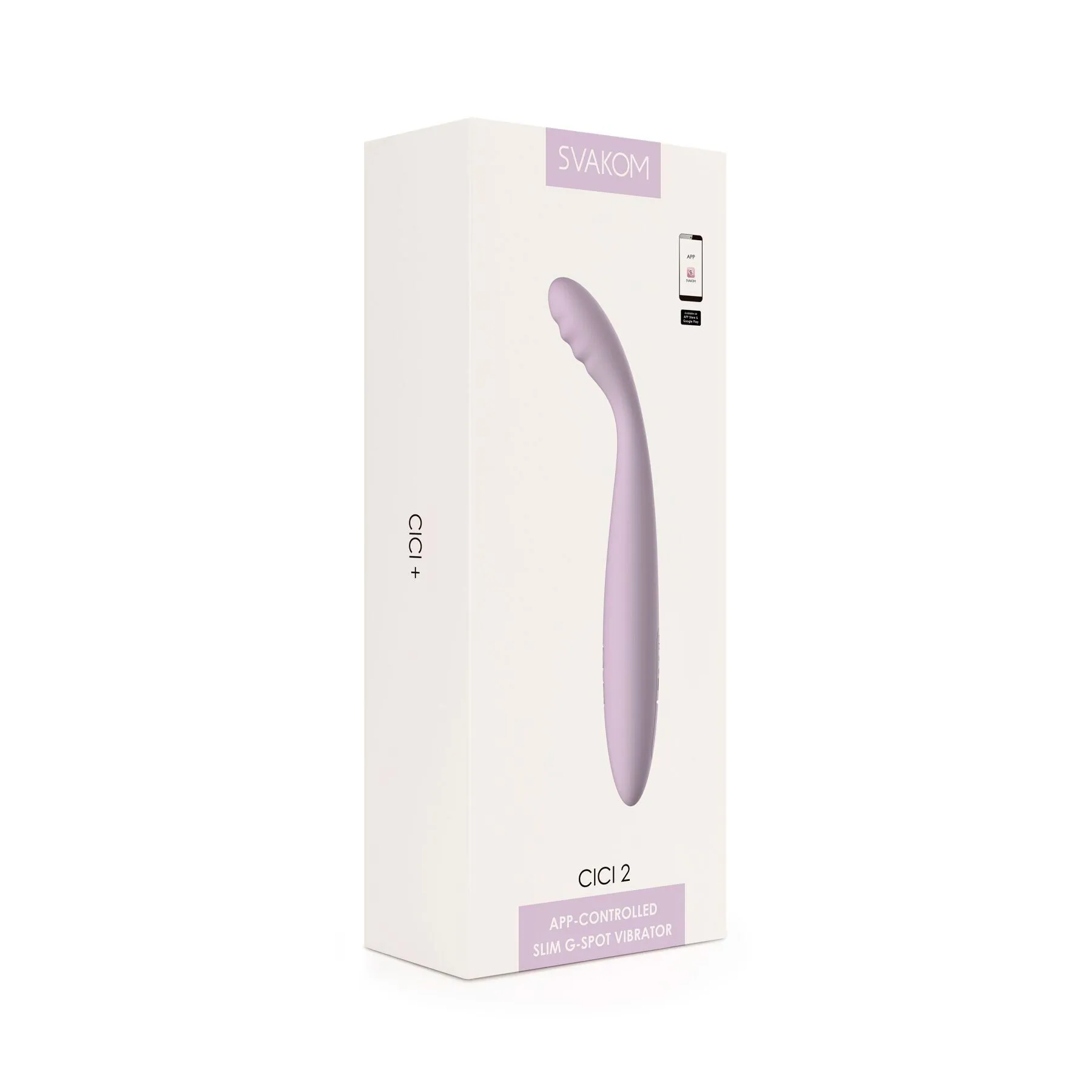 Тонкий смарт-вібратор точки G Svakom Cici 2 Lilac 12 Тонкий смарт-вібратор точки G Svakom Cici 2 Lilac - Зображення 10