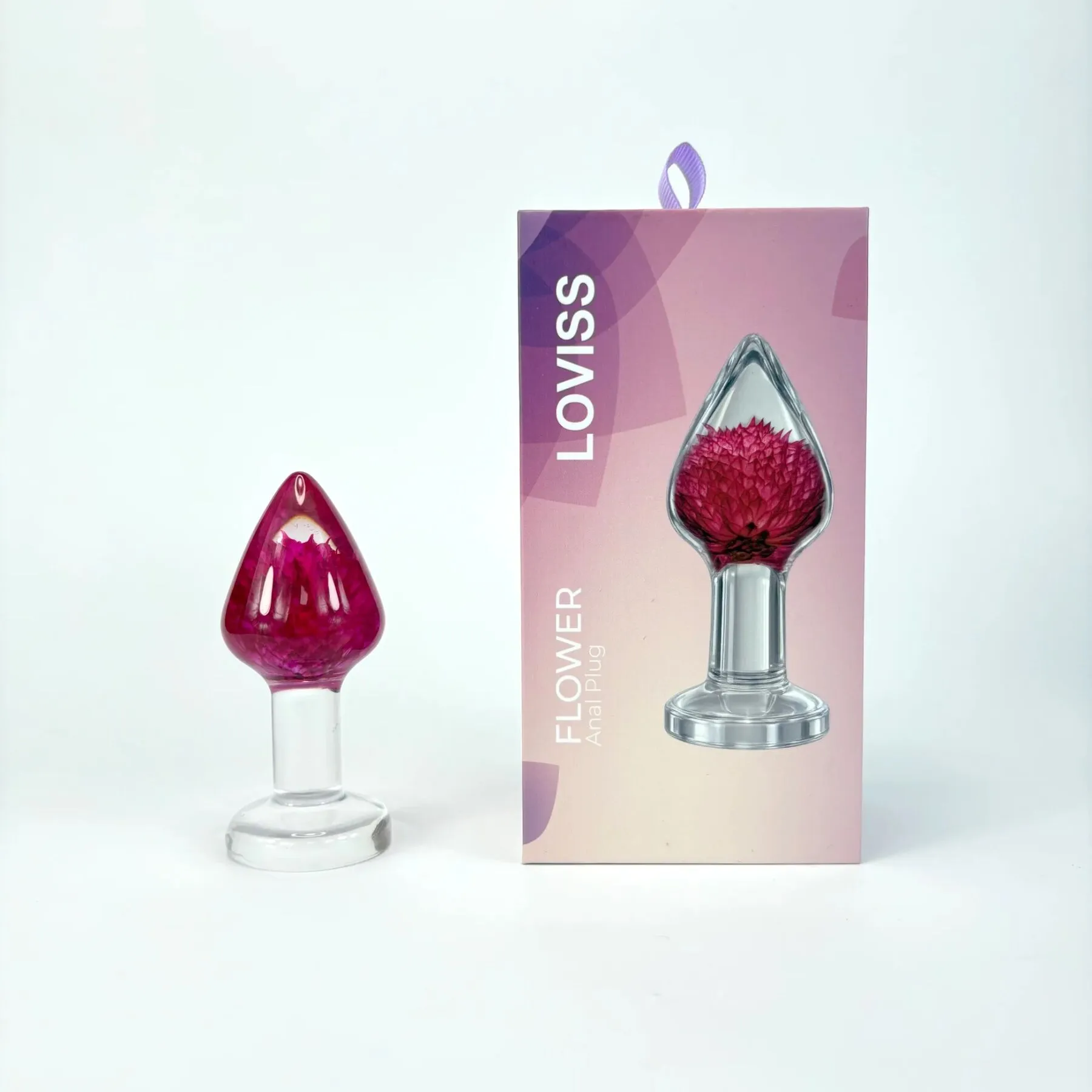 Розкішна анальна пробка Loviss Gomphrena Globosa Anal Plug зі справжнім амарантом усередині 7 Розкішна анальна пробка Loviss Gomphrena Globosa Anal Plug зі справжнім амарантом усередині - Зображення 5