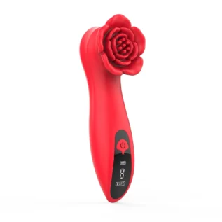 Зображення Розкішний вібратор для клітора Loviss Tona Rose Vibrator, у вигляді троянди, 9 режимів
