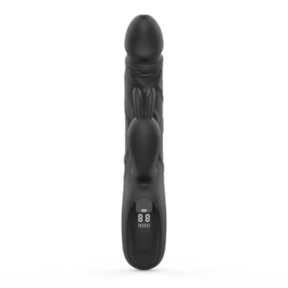 Зображення Вібратор-кролик з пульсацією Loviss Nico Thrusting Rabbit Vibrator, 9 режимів, подвійний відросток