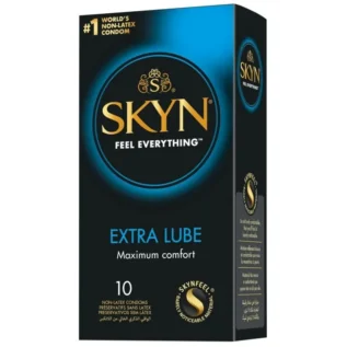 Безлатексні преміум-презервативи SKYN Extra Lube 10 шт