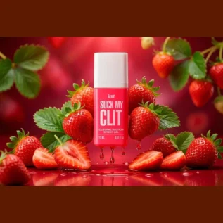 Зображення Смоктайзер для клітора Intt Suck My Clit Wild Strawberry (15 мл), полуниця, гель з ефектом посмоктування