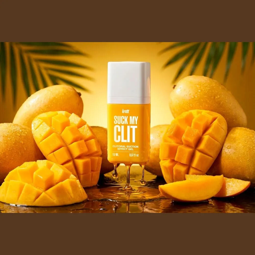 Смоктайзер для клітора Intt Suck My Clit Tropical Mango (15 мл), манго, гель з ефектом посмоктування 10 Смоктайзер для клітора Intt Suck My Clit Tropical Mango (15 мл), манго, гель з ефектом посмоктування - Зображення 8