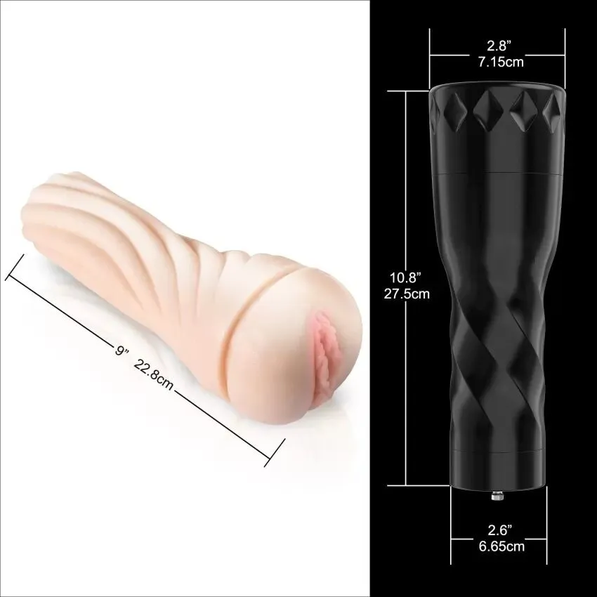 Мастурбатор з вібрацією Hismith Male Masturbation Cup, сумісний з секс-машинами бренду 6 Мастурбатор з вібрацією Hismith Male Masturbation Cup, сумісний з секс-машинами бренду - Зображення 4