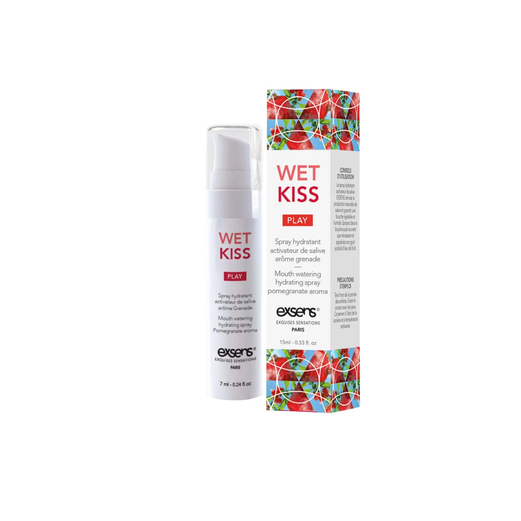 Спрей для посилення слиновиділення EXSENS Wet Kiss Pomegranate 15 мл 3 Спрей для посилення слиновиділення EXSENS Wet Kiss Pomegranate 15 мл