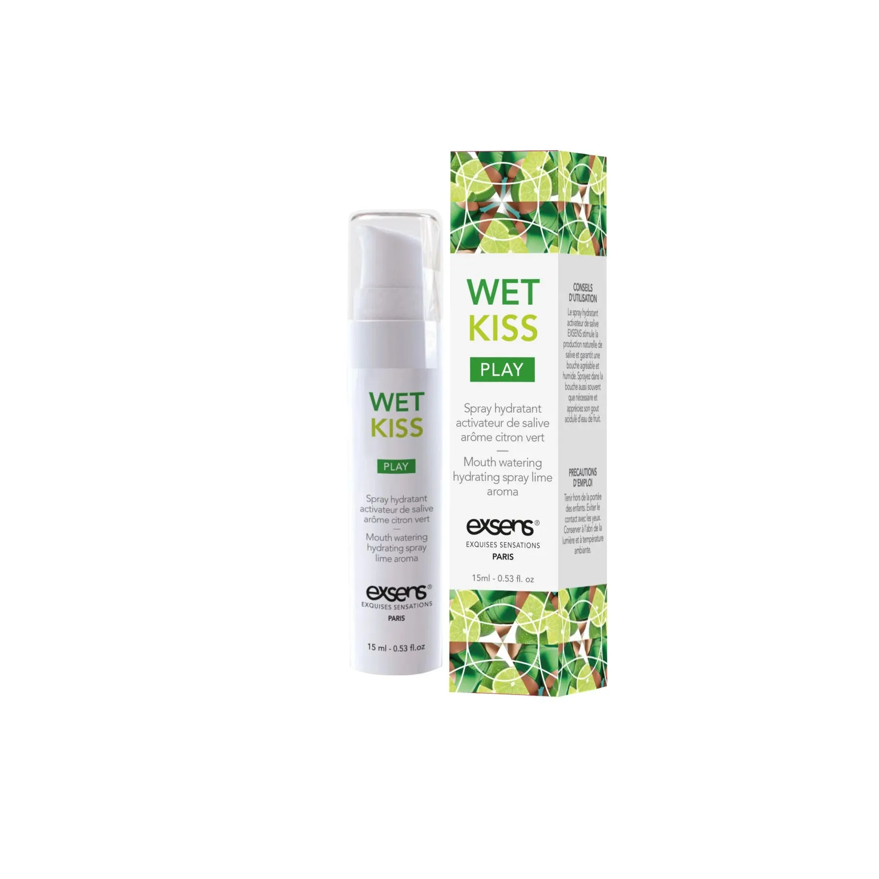 Спрей для посилення слиновиділення EXSENS Wet Kiss Lime 15 мл 2 Спрей для посилення слиновиділення EXSENS Wet Kiss Lime 15 мл