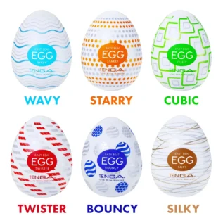 Мастурбатор-яйце Tenga Egg Wavy 15 Зображення Мастурбатор-яйце Tenga Egg Wavy