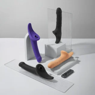 Вібронасадка для страпону з вакуумною стимуляцією Strap-On-Me Multi Orgasm Dildo 16 Зображення Вібронасадка для страпону з вакуумною стимуляцією Strap-On-Me Multi Orgasm Dildo
