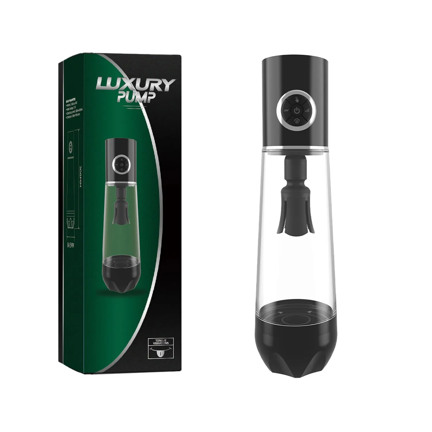 Автоматична вакуумна помпа Men Powerup Luxury Pump з вібромасажем 4 Автоматична вакуумна помпа Men Powerup Luxury Pump з вібромасажем - Зображення 2