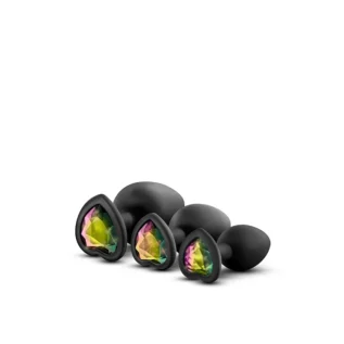 Набір анальних пробок LUXE BLING PLUGS TRAINING KIT BLACK