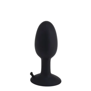 Анальна пробка з внутрішнім кулькою ROLL PLAY SMALL BLACK