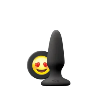 Alternative view of Анальна пробка MOJIS Ily MEDIUM BLACK