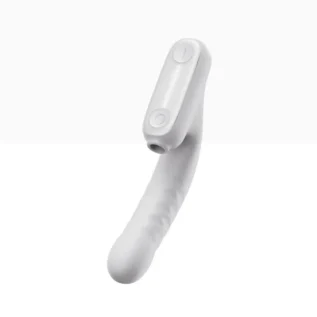 Безконтактний вібратор-стимулятор з фрикціями Qingnan No.7 Thrusting with Suction White