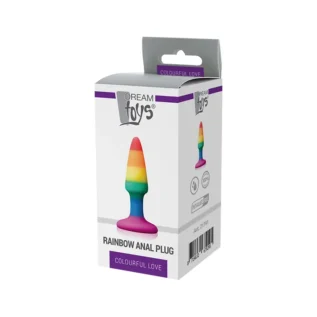 Анальна пробка DREAM TOYS COLOURFUL LOVE RAINBOW ANAL PLUG MINI 5 Анальна пробка DREAM TOYS COLOURFUL LOVE RAINBOW ANAL PLUG MINI - Зображення 2