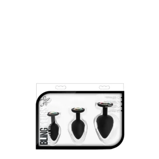 Alternative view of Набір анальних пробок LUXE BLING PLUGS TRAINING KIT BLACK