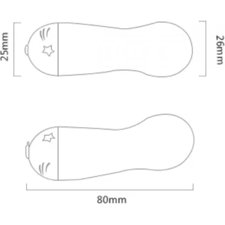 Вібратор-куля ZALO Baby Star Strawberry Pink - Зображення 8