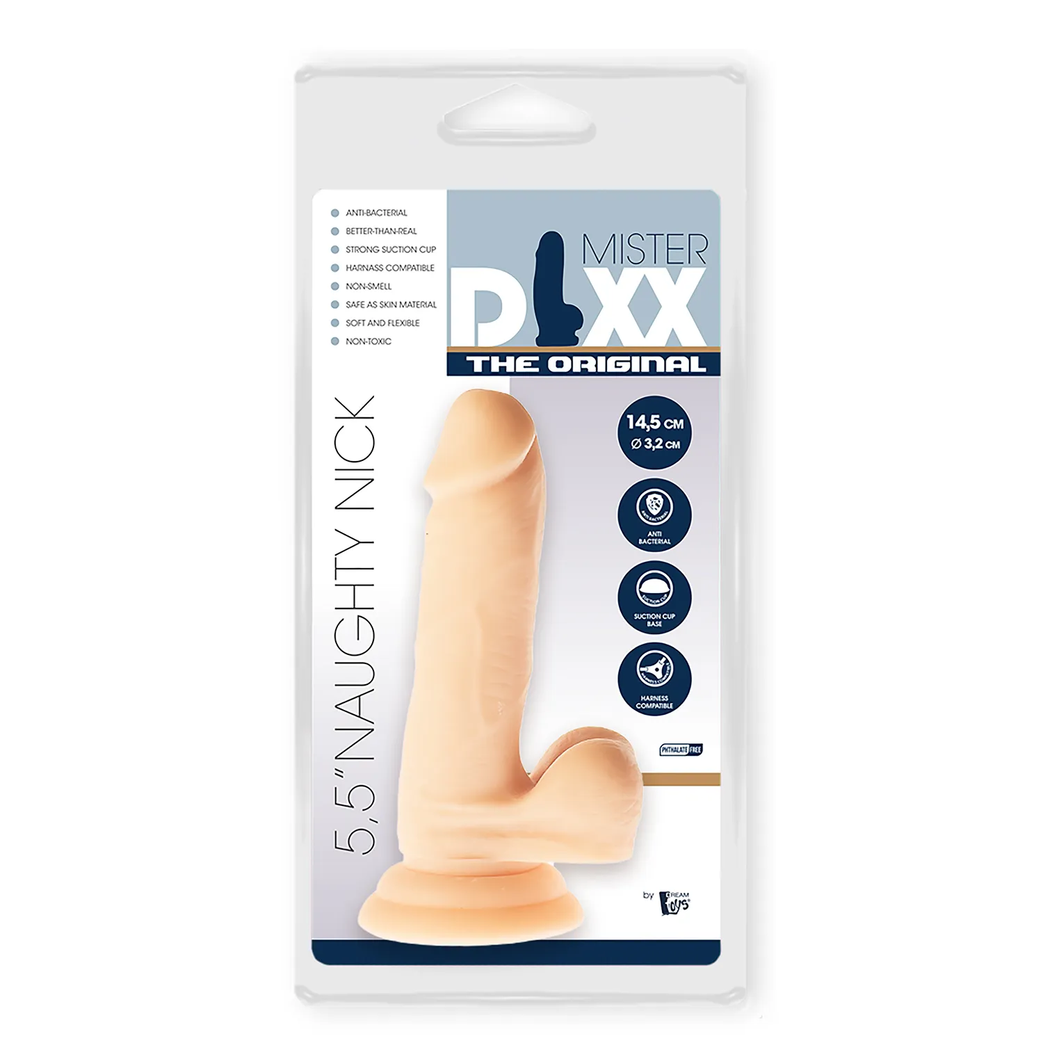 Гнучкий фалоімітатор Dream Toys MR. DIXX NAUGHTY NICK 5.5INCH DILDO 4 Гнучкий фалоімітатор Dream Toys MR. DIXX NAUGHTY NICK 5.5INCH DILDO - Зображення 2