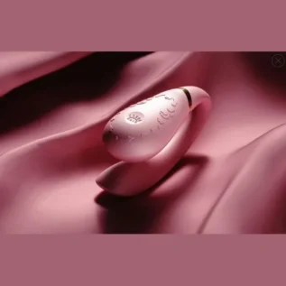 Alternative view of Вібромасажер з функцією управління зі смартфона ZALO Fanfan, Rogue Pink