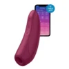 Зображення Безконтактний стимулятор клітора Satisfyer Curvy 1+ бордовий