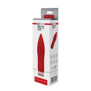 Міні вібратор зі знімною віброкулею, Dream Toys Red Revolution Sirona, червоний - Зображення 2