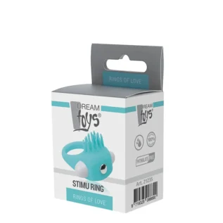 Alternative view of Ерекційне віброкільце LIT-UP SILICONE STIMU RING 5 BLUE