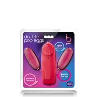 Alternative view of Віброяйце подвійне DOUBLE POP EGGS CERISE