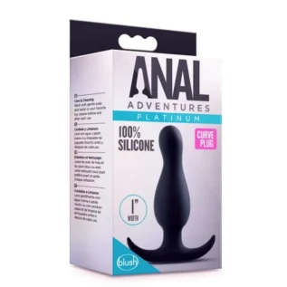 Alternative view of Анальний плаг ANAL ADVENTURES PLATINUM CURVE PLUG