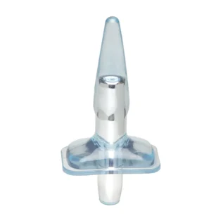 Плаг з вібрацією MENZSTUFF PURRFECT PLUG, CLEAR BLUE