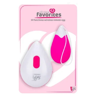 Alternative view of Віброяйце з бездротовим керуванням Dream Toys All Time Favorites, рожеве, 6.2 см х 3.2 см