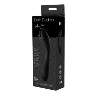 Вібратор із посиленою стимуляцією точки G Dream Toys Dark Desires Maxima чорний, 21 х 3.8 см - Зображення 2