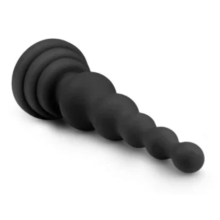 Анальна ялинка силікон Easy Toys Beaded Cone чорна, 16.5 см - Зображення 2